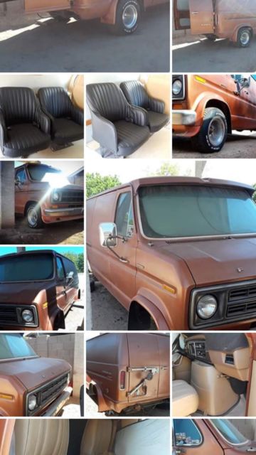 1976 Ford E-Series Van **Best Offer!!** Flared out 70s Custom Van No Rust - photo 12