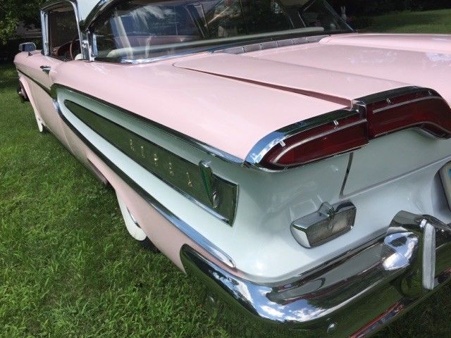 Edsel 1958, Citation Pink/White 2 door HTP, engine V8 475 Super Express 410 cc, 1958 Edsel Citation