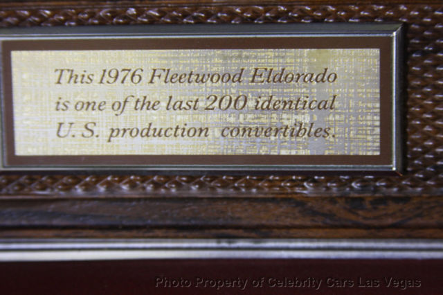 1976 Cadillac Fleetwood Eldorado Bicentennial 1 of 200 - photo 8