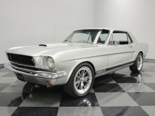 ELEANOR WHEELS, SUPER SLICK PAINT W/ GT350 STRIPES, GREAT RUNNING 302, AUTO 1966 Ford Mustang