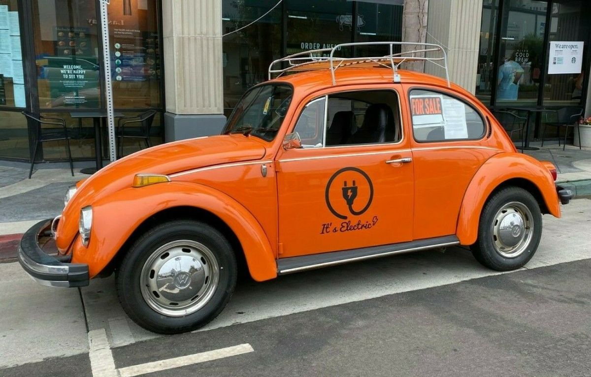 Electric Powered VW Beetle Bug - Electric Car 1974 Volkswagen Beetle - Classic