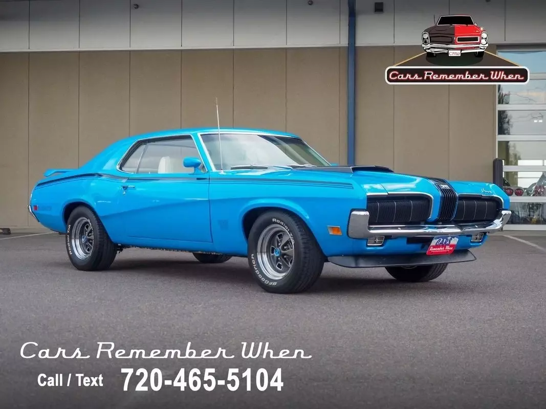 1970 Mercury Cougar Eliminator Competition Blue Boss 302 V8 4-Speed