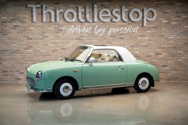Emerald Green 1991 Nissan Figaro Micro-Car 1991 Nissan Figaro