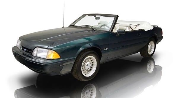 Emerald Green Ford Mustang with 85,952 Miles available now! 1990 Ford Mustang -LX 5.0 CONVERTIBLE WITH 5 SPEED-7 Up Car