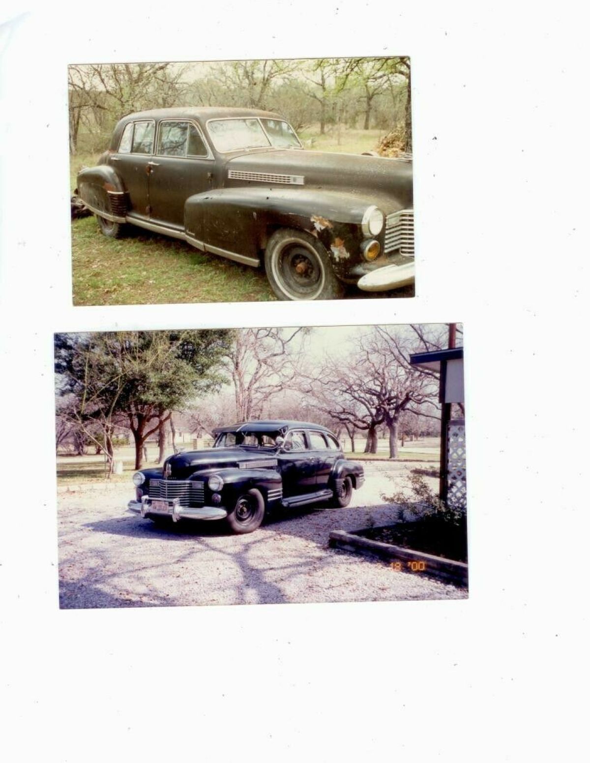 ESTATE SALE: 61 MOSTLY & 61 PARTLY RESTORED;REBUILT 500 CI ENG,TURBO TRANS.TEXAS 1941 Cadillac Series 61 And Series 60 Special