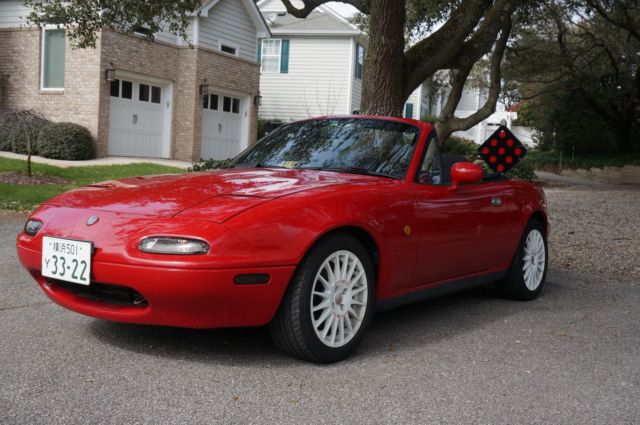 Eunos Roadster RHD (Mazda Miata) Imported from Japan 1900 Mazda MX-5 Miata Eunos