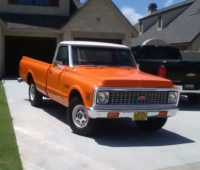 EXC 1971 C20 Pickup, Original 350 motor/carburetor/trans, multiple trophy winner 1971 Chevrolet C-10 C-20 3/4 ton