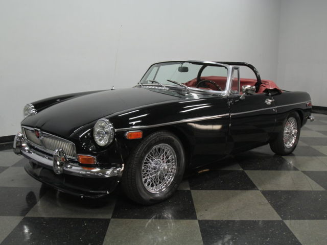 EXC BLACK PAINT, HOT 1800 CC, 4 SPD MANUAL, NICE INTERIOR, PWR DISCS, GREAT BODY 1971 MG MGB