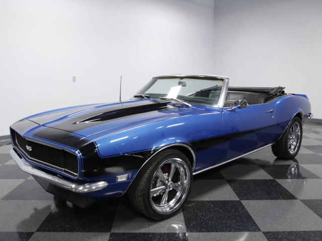 EXC BUILD, CRATE 350, TREMEC 5 SPD, 4 WHEEL PWR DISCS, PWR TOP/STEER, SLICK BOD! 1968 Chevrolet Camaro RS/SS Restomod