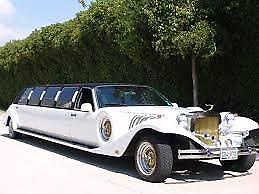 excalibur limo 1989 Lincoln Town Car black faberic roof