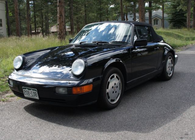 Excellent 911 Porsche Carrera 4 964 with Factory Sport Seats. No Reserve. 1990 Porsche 911 Carrera 4 Cabriolet 964