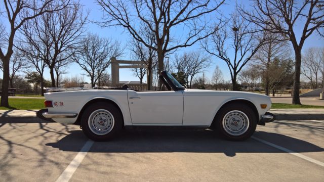 Excellent Condition but Unrestored TR-6 with Factory OD 1974 Triumph TR-6