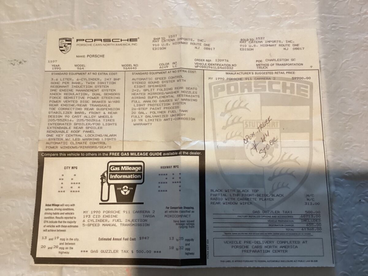 1990 Porsche 911 CARRERA 2 - photo 9