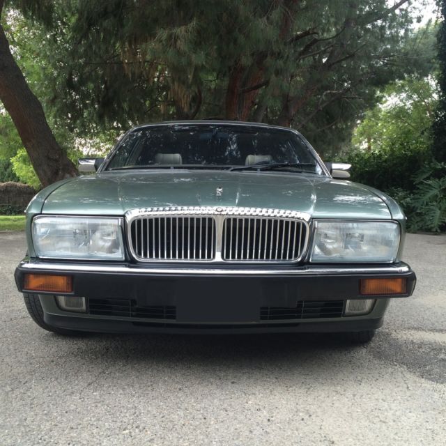 Excellent Condition, Low Miles: Jade Green/Tan Vintage XJ40, Chrome Wheels 1994 Jaguar XJ6 Vanden Plas