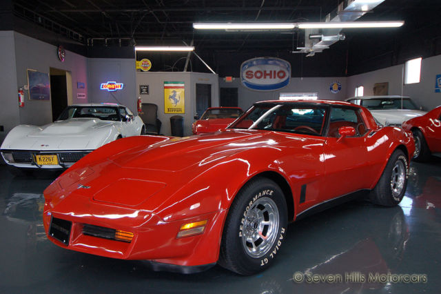 EXCELLENT CONDITION, Low Miles, RED/RED, Very Clean, Original, and Correct 1980 Chevrolet Corvette #'s Match