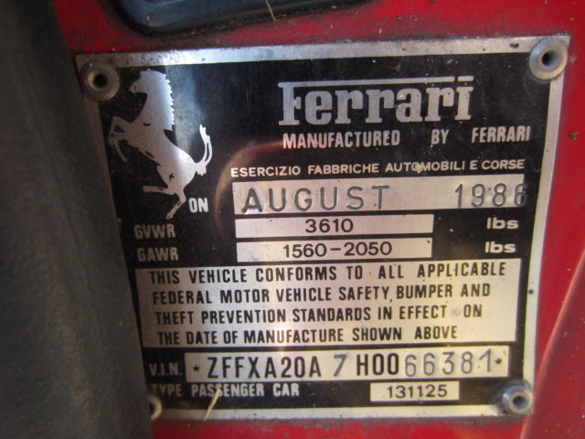 1987 Ferrari 328 GTS - photo 12
