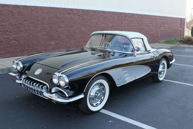 Excellent driving 1960 Corvette! Black with silver coves and black interior 1960 Chevrolet Corvette