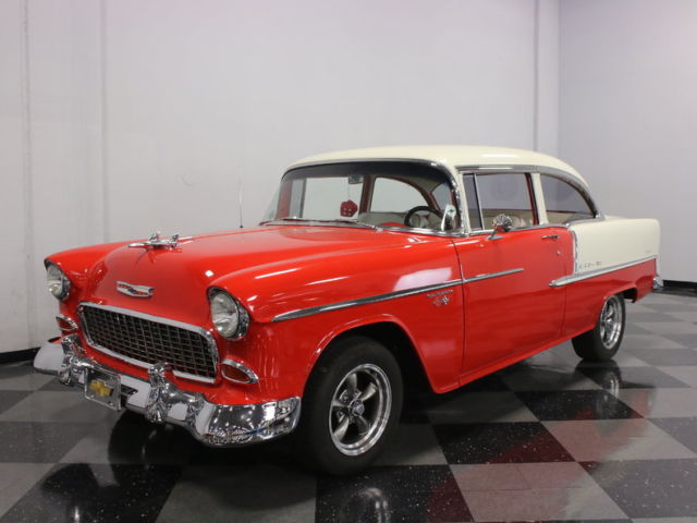 EXCELLENT FRAME OFF RESTO W/ A PROF BUILT 402 V8, 700R4, A/C, READY TO SHOW! 1955 Chevrolet Bel Air/150/210