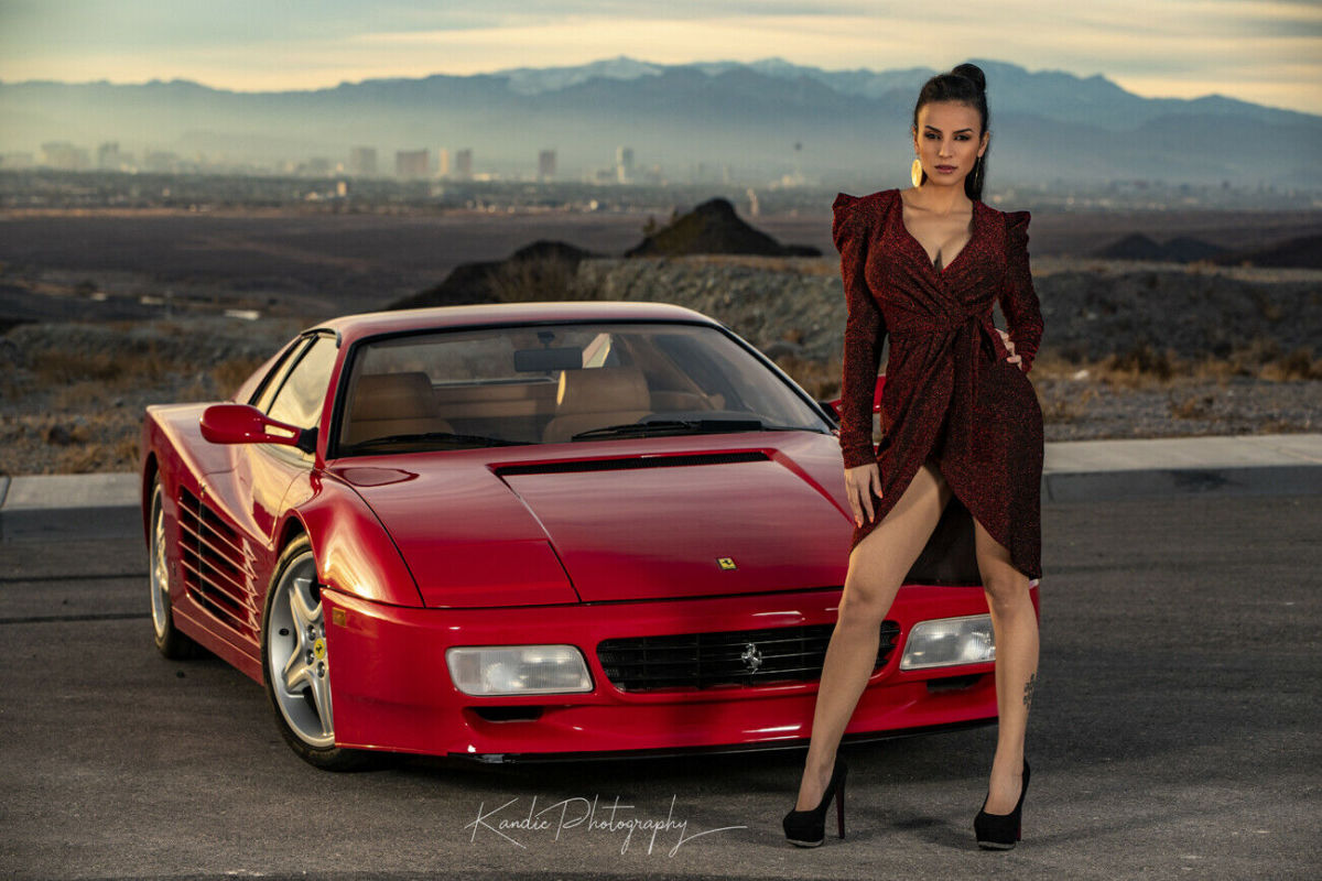 EXCEPTIONAL 1992 FERRARI 512TR TESTAROSSA 6700 MILES ENGINE OUT SERVICE DONE 1992 Ferrari Testarossa 6700 MILES JUST COMPLETED ENGINE OUT SERVICE
