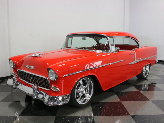 EXCEPTIONAL BUILD ALL AROUND! 350 V8, 700R4, PS, PWR FR DISCS, SUSPENSION, AC!! 1955 Chevrolet Bel Air/150/210