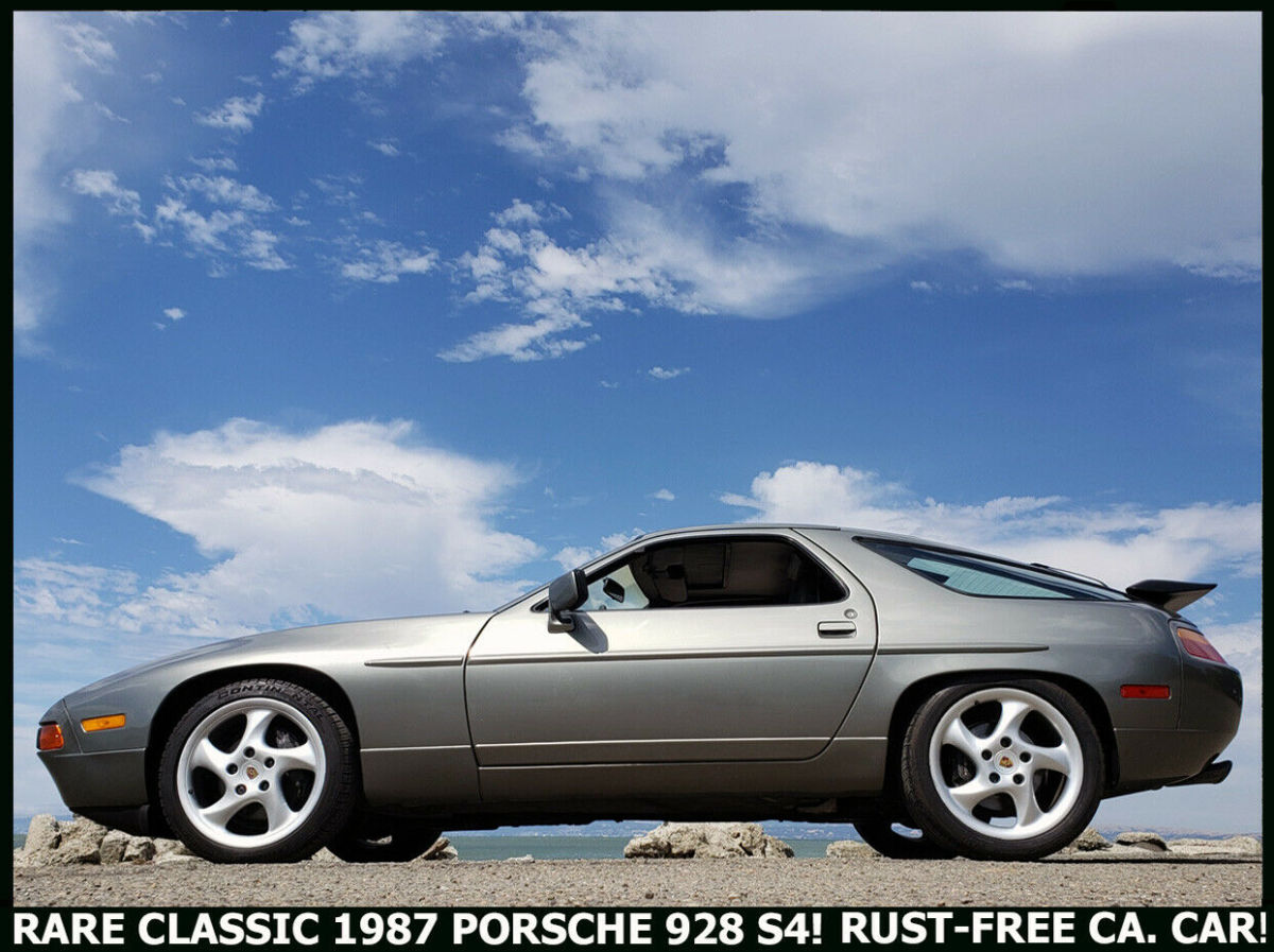 EXCEPTIONAL ORIGINAL CLASSIC 1987 PORSCHE 928 S4! RUST-FREE CA. CAR! ALL RECORDS 1987 Porsche 928 928
