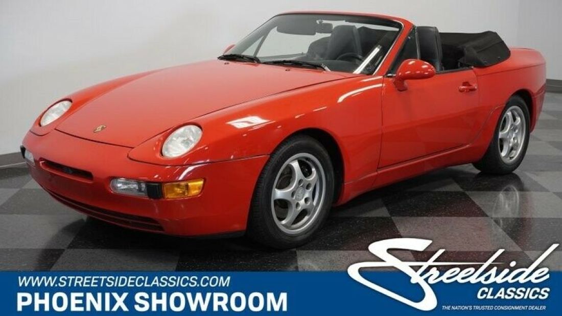Exotic European German 4 Cylinder Auto Classic Vintage Collector Red Black Origi 1992 Porsche 968