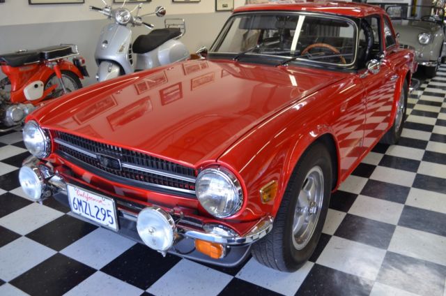1976 Triumph TR-6 RESTORED & FACTORY HARDTOP! - photo 2