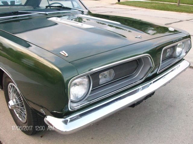1968 Plymouth Barracuda V8 two door Hardtop - photo 5