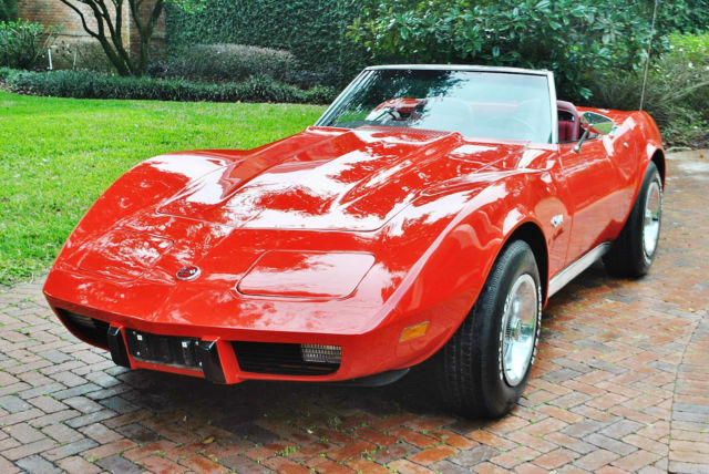 Extraordinary 1975 Chevrolet Corvette Convertible Numbers Matching L48 350 Auto 1975 Chevrolet Corvette Extra Clean Low Original Miles Rare Convertible