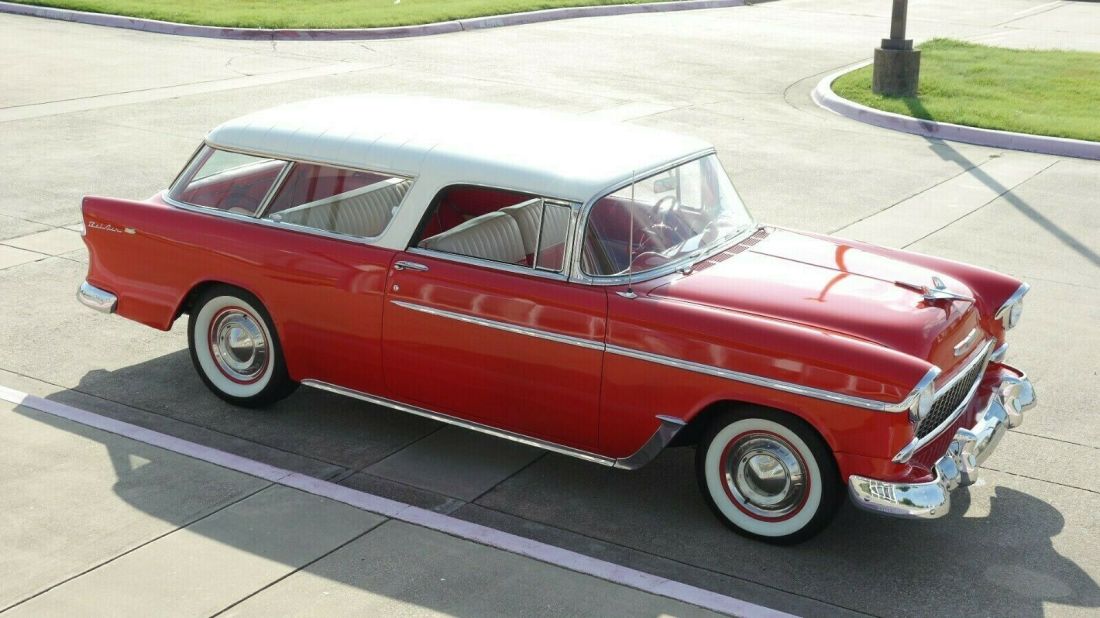 Extremely clean and straight 1955 Chevrolet Nomad (restored original), NEW PAINT 1955 Chevrolet Nomad
