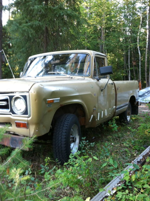 Extremely Low Miles 86,569 Original Miles 1969 International Harvester Pickup heavy Load HD 1200D 4X4 V-8 6100GVW 3/4