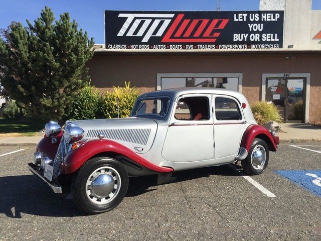 Extremely rare 1950 Citroen Traction Avant. One of a kind only one United States 1950 Citroën Traction Avant