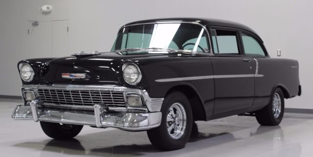 Extremely Rare 1956 Chevrolet 150- Post Low Miles Black Sedan V8 LOW RESERVE 1956 Chevrolet Bel Air/150/210