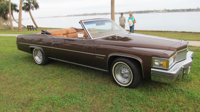 Extremely Rare 1978 Cadillac DeVille Convertible 17k Miles 1978 Cadillac DeVille Convertible
