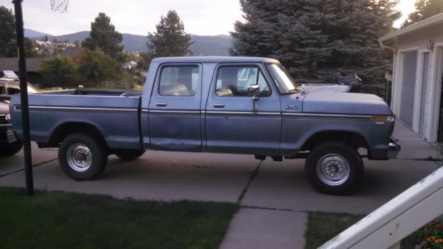 Extremely rare 1979 Ford F-250 crewcab Trailer Special 4x4, under 60,000 miles 1979 Ford F-250 Trailer Special