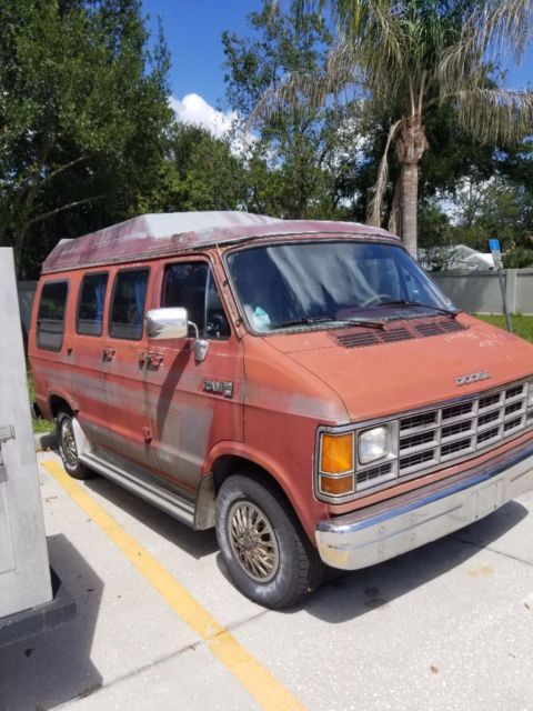 Extremely Rare 5 Speed Manual Dodge B150 Conversion Van 1989 Dodge Ram Van