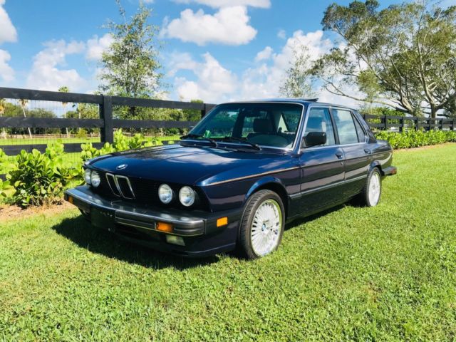 Extremely rare E28 1985 BMW 535is 89k Miles same Family never forsale since 1985 1985 BMW 5-Series IS