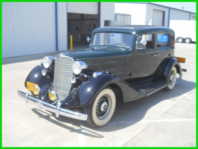 Extremely Rare Restored 1934 Nash Big Six w/Twin Ignition, Brougham Trunk, 4Door 1934 Nash Big Six Nash Big Six