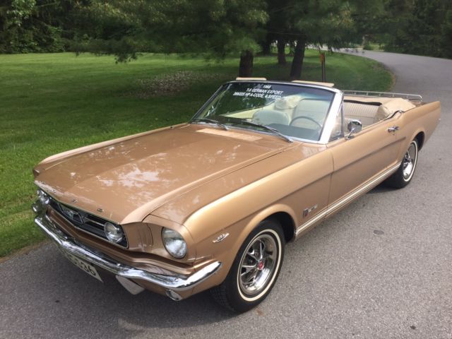EXTREMELY RARE T5 GT German Export Mustang! True GT, 4SP, PS, DB, S/S Wheels 1966 Ford Mustang T5 GT German Export