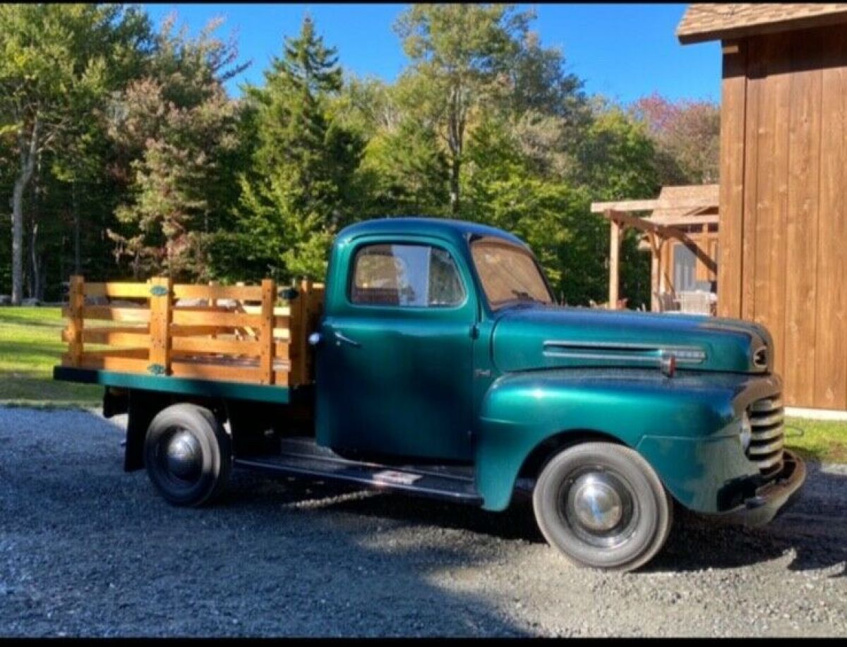 F-100 Rack Body is fully restored from the ground up 1949 Ford F-100