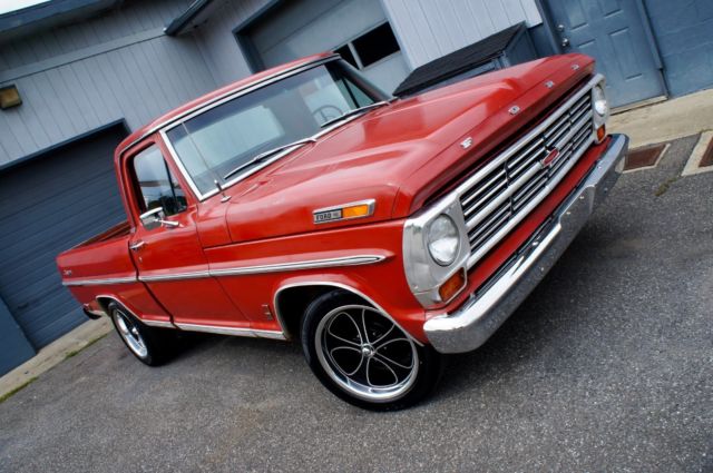 F100 Big Block 428 Cobra Jet 4 Speed Original Truck Patina Powerful Driver ! 1968 Ford F-100 Ranger 428CJ V8 4 Speed