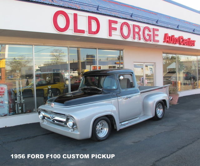 F100 custom pickup truck modified hot rod 1956 Ford F-100