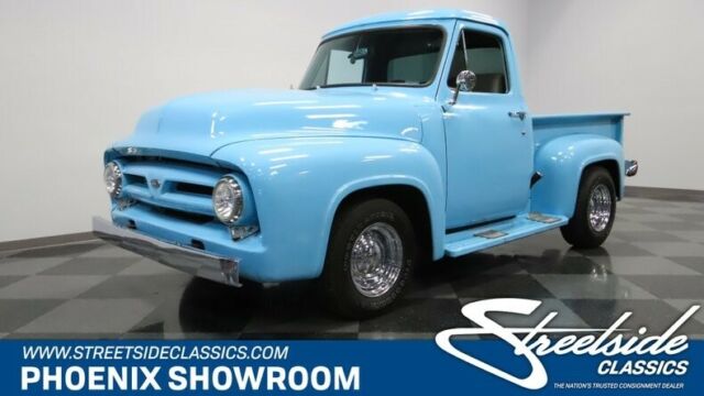 F100 Pickup Chevy V8 SBC 700R4 Auto Classic Vintage Collector Receipts Blue Edel 1953 Ford F-100 --