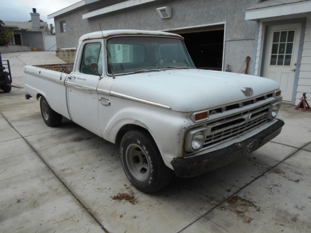 F100 V8 SOLID STRAIGHT California Truck Barn Find LOW RESERVE 1966 MORE LOOK !!! 1966 Ford F-100 F 100