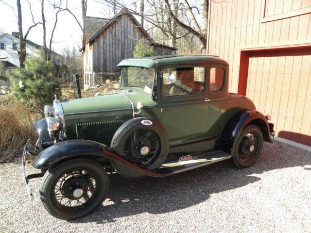Fabulous 1930 Ford Model A Deluxe 5 Window Coupe with Rumble Seat Great Driver 1930 Ford Model A