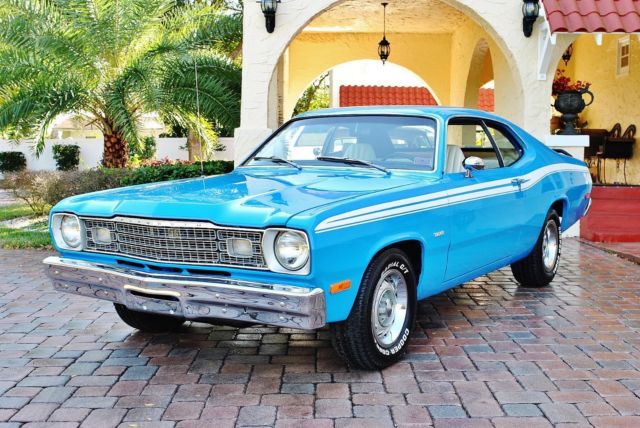 Factory A/C Beileved 21k Original Miles Power Steering & Brakes spectacular car 1973 Plymouth Duster 340 Broadcast Sheet Low Miles Factory A/C