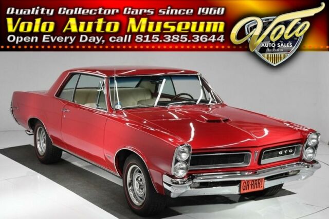 Factory a/c, red GTO. California car. 1965 Pontiac GTO --