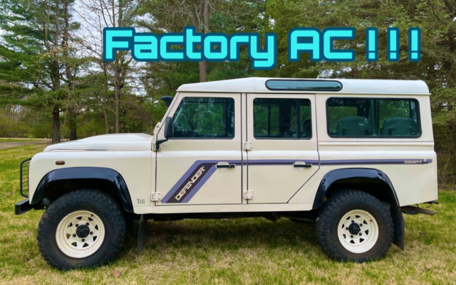 Factory Air Conditioned 1993 Land Rover Defender 110 1993 Land Rover Defender