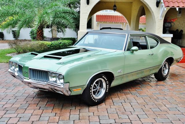 Factory Air Conditioning Bucket Seats Power Steering Build Sheet 1970 Oldsmobile 442 Sports Coupe Numbers Matching 455 V8 4-Speed