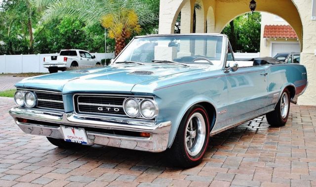 Factory Air Conditioning Power Steering & Brakes best you could ever find sweet! 1964 Pontiac GTO Convertible Fully Restored Absolutely Stunning
